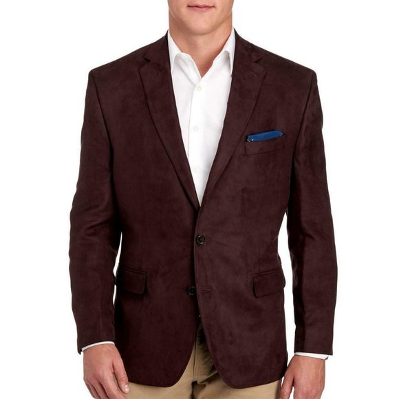 Lauren Ralph Lauren Faux Suede Sport Coat Mens 38R